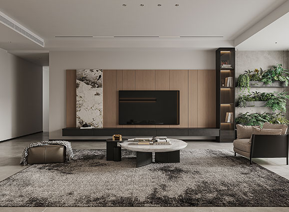 青風公園180平現(xiàn)代簡約風格五居室裝修效果圖