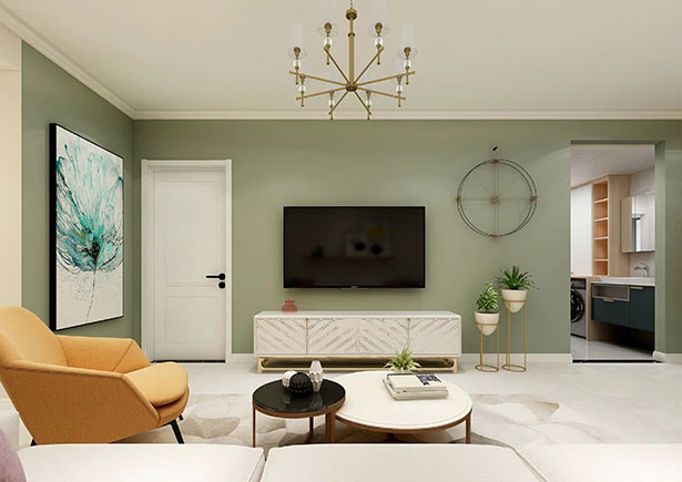 綠地璀璨天城89平北歐風(fēng)格裝修效果圖