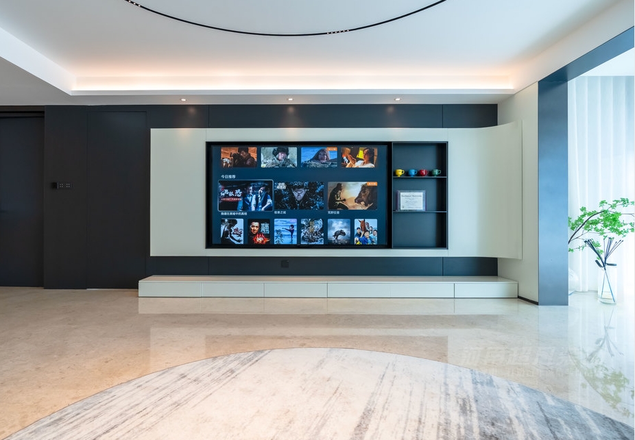 正弘臻筑220平現(xiàn)代奶油風(fēng)裝修實(shí)景賞析